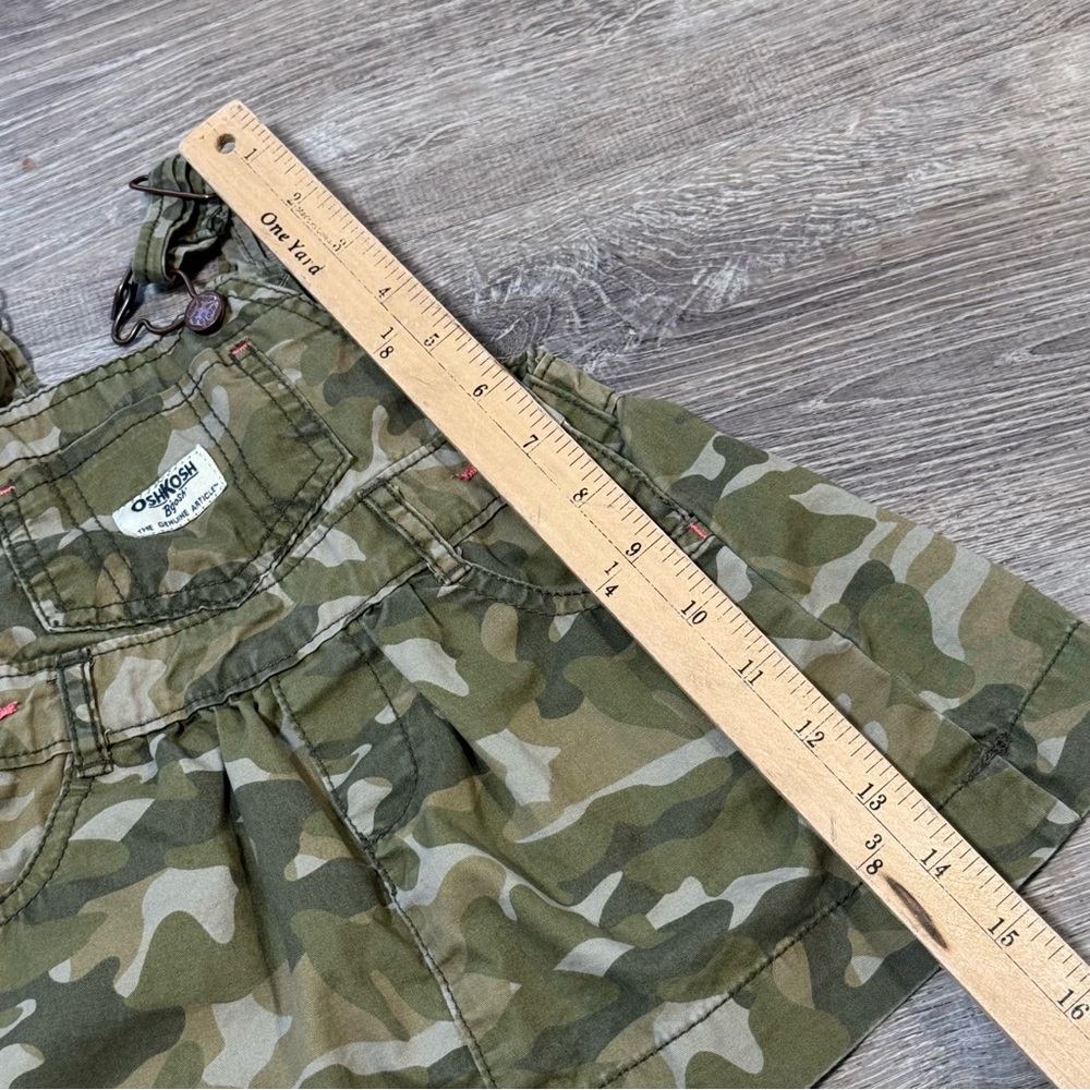 Oshkosh camo vestback dress 12 months - Picture 5 of 6